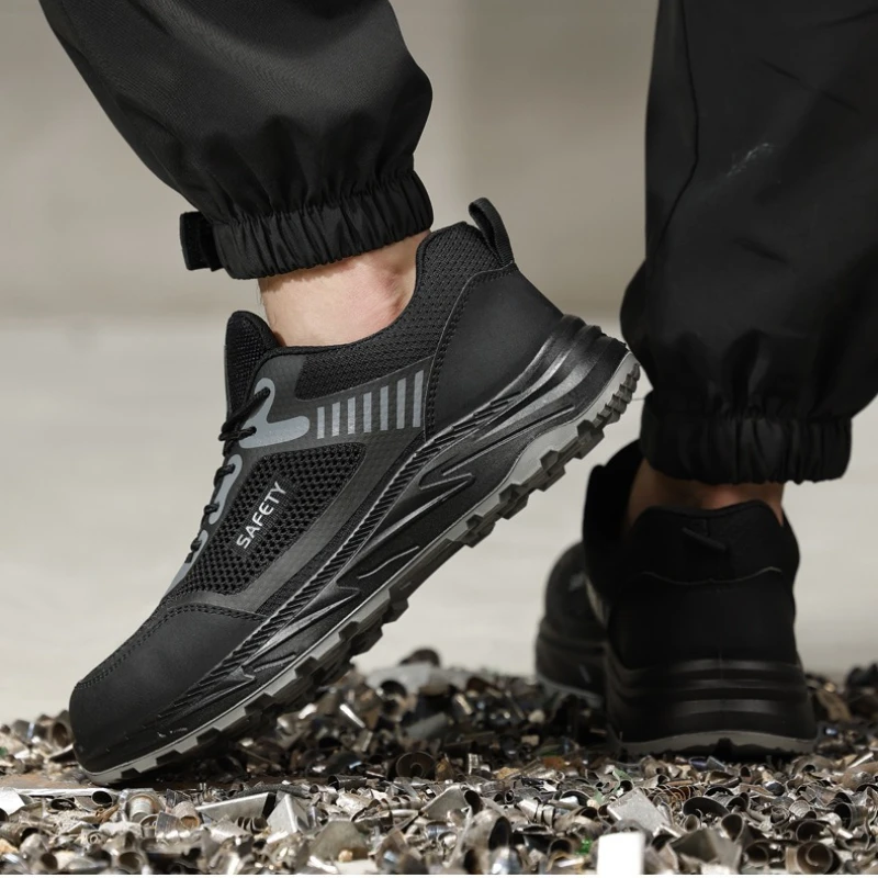 

Insulated 10kV Safety Shoes Male Anti Smashing and Anti Piercing Work Boots Steel Toe Shoes Anti Scalding Welding Shoes for Men