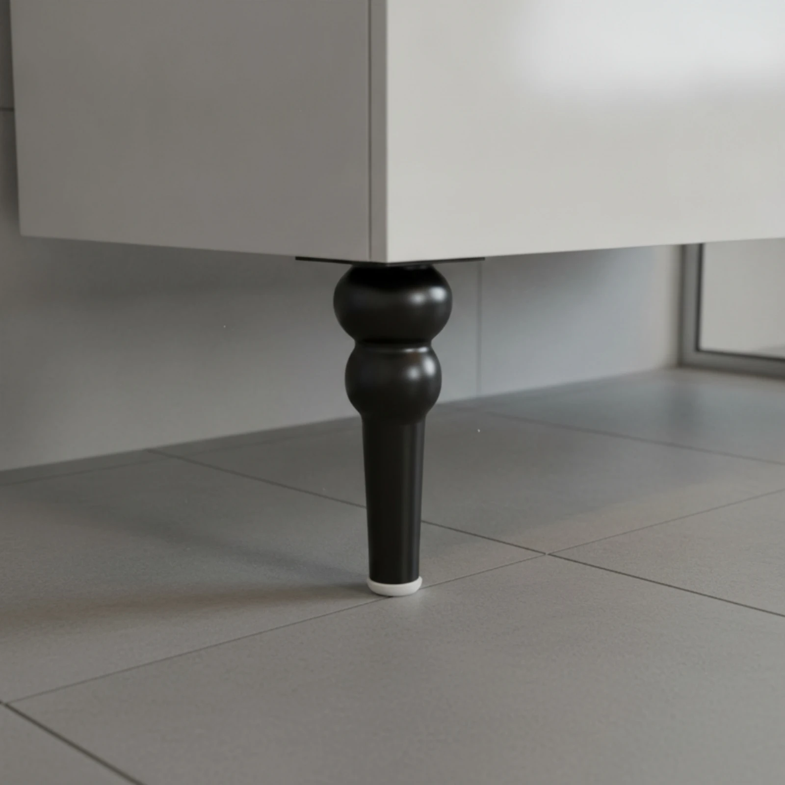 Metal Furniture Leg with Mounting Plate Long-Lasting Furniture Leg with Mounting Plate Hardware Rust-Resistant Rustproof