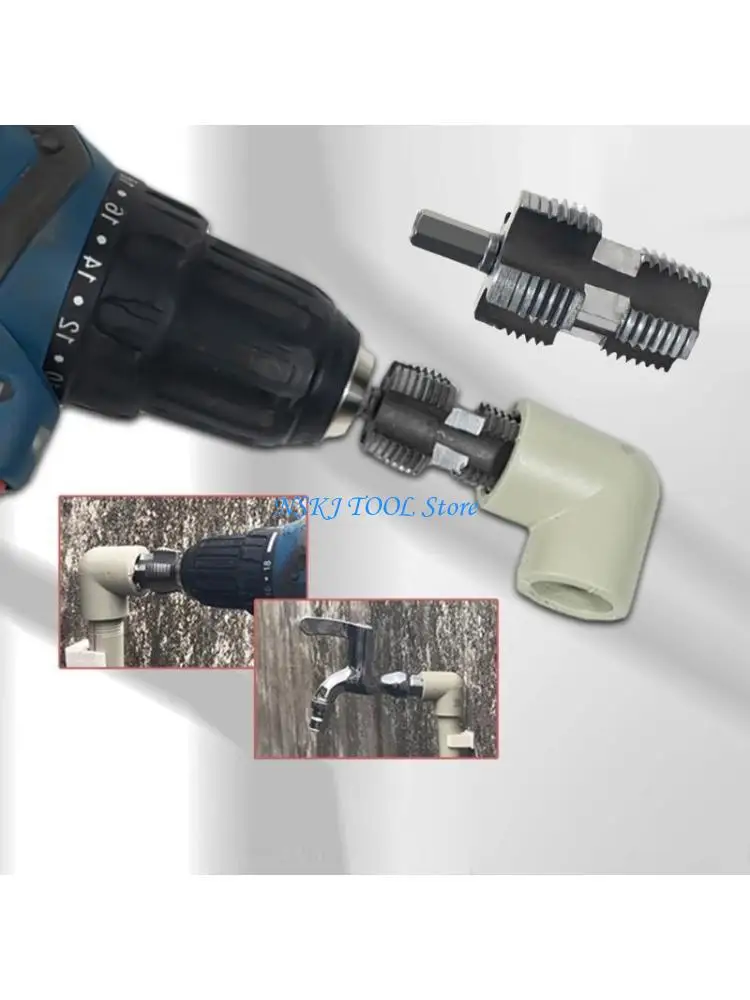 

L8RC Water Pipe Internal Thread Opener For Pvc Plastic Pipe Hand Electric Drills