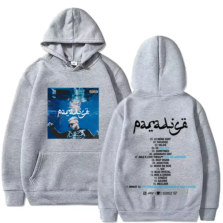 مغني الراب هامزا جولة 2025 غلاف الألبوم هودي رجالي الهيب هوب القوطية كم طويل البلوز عادية المتضخم عالية الجودة الصوف هوديس #5