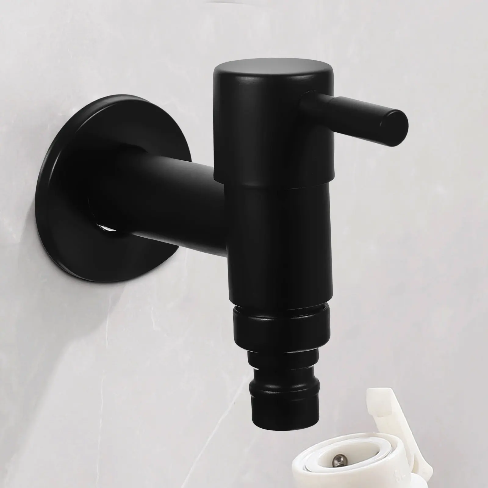 Stainless Steel Washing Machine Faucet Quick Open Anti Rust Water Tap for Bathroom Laundry Sink