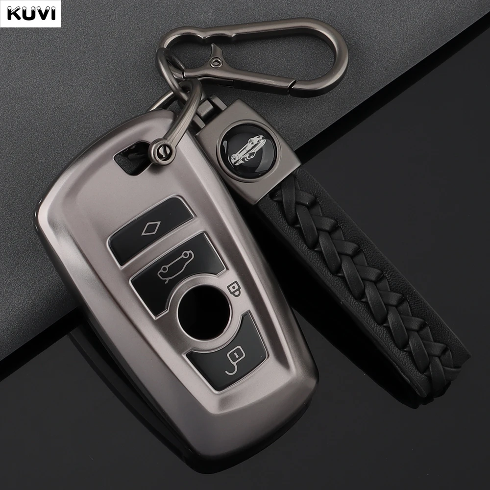 Neue graue TPU-Autoschlüsselhülle für BMW F20 F30 F31 F34 F10 F11 F25 I3 M3 M4 F15 F16 3er 5er GT Zubehör
