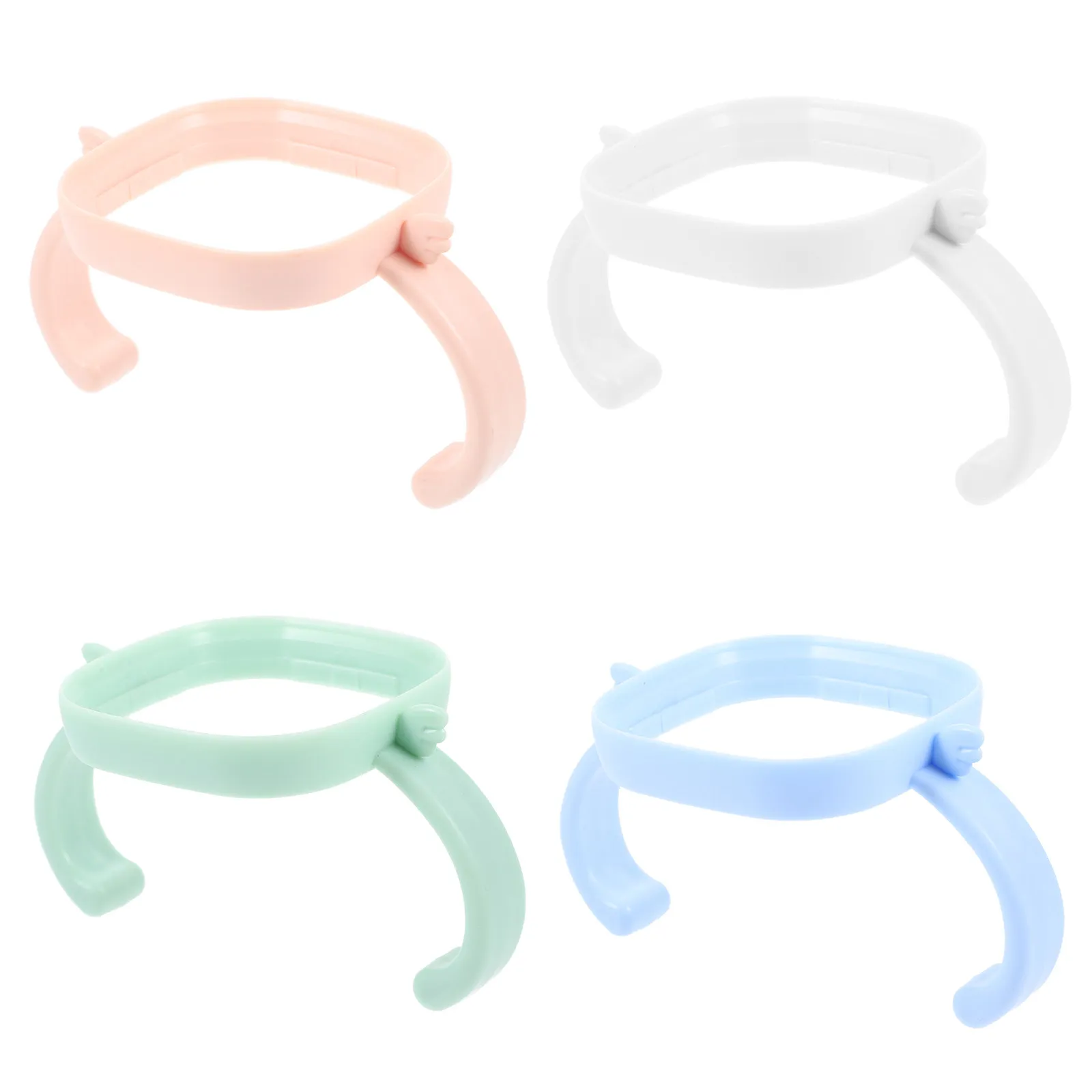 

4Pcs Universal Bottle Handle for Baby Feeding Bottles Infant Toddler Newborn Milk Bottle Grip Plastic Replacement Accessories