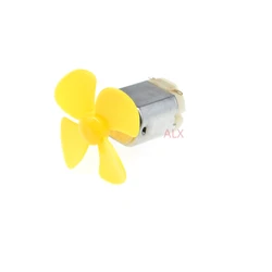 5SETS dc MICRO 130 GEAR motor with fan blade SMAll propeller 3-6V FOR ARDUINO DIY experiment 3V 6v