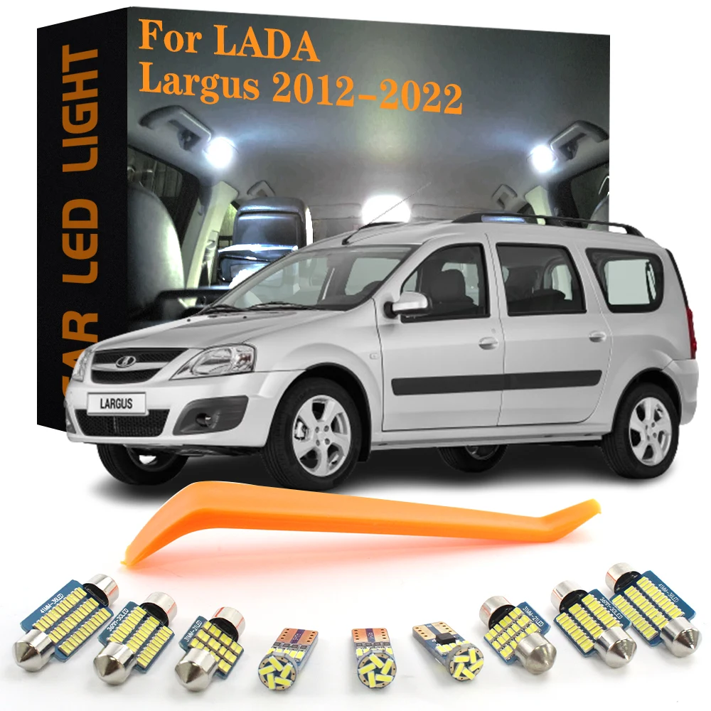 

10 шт., автомобильные аксессуары для Lada Largus 2012 2013 2014 2016 2017 2018 2019 2020 2021 2022