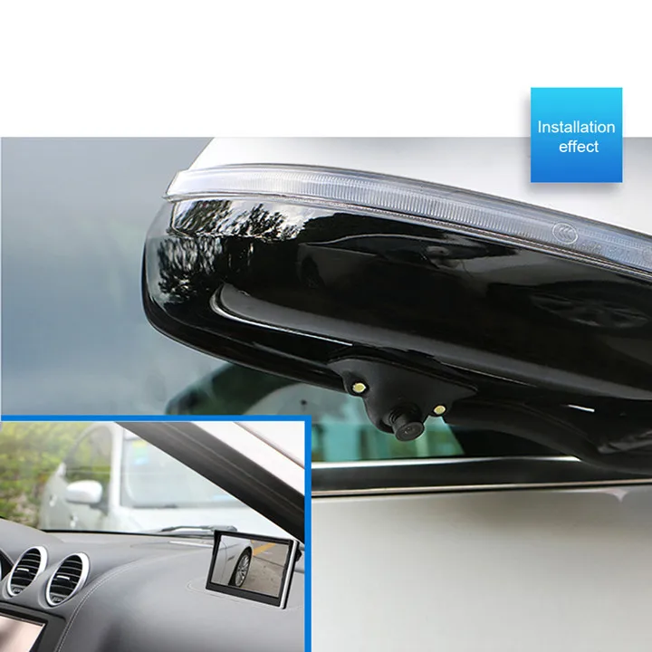 Auto Rückansicht Kamera Universal Auto Backup Parkplatz Kamera Rechts Blind Zone Nachtsicht Wasserdicht Weitwinkel HD Farbe Bild