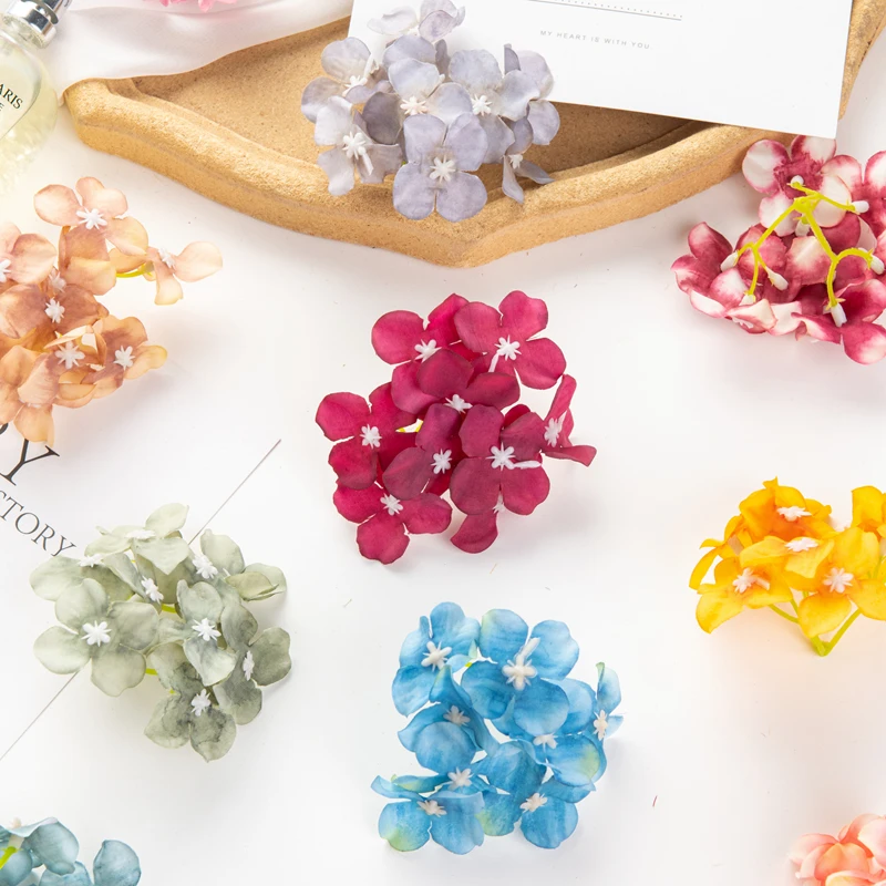 10 Stück Künstliche Blumen Großhandel Hochzeit Outdoor Garten Rosenbogen Heimdekoration Girlanden Geschenkbox Künstliche Seidenhortensien – Detail 16