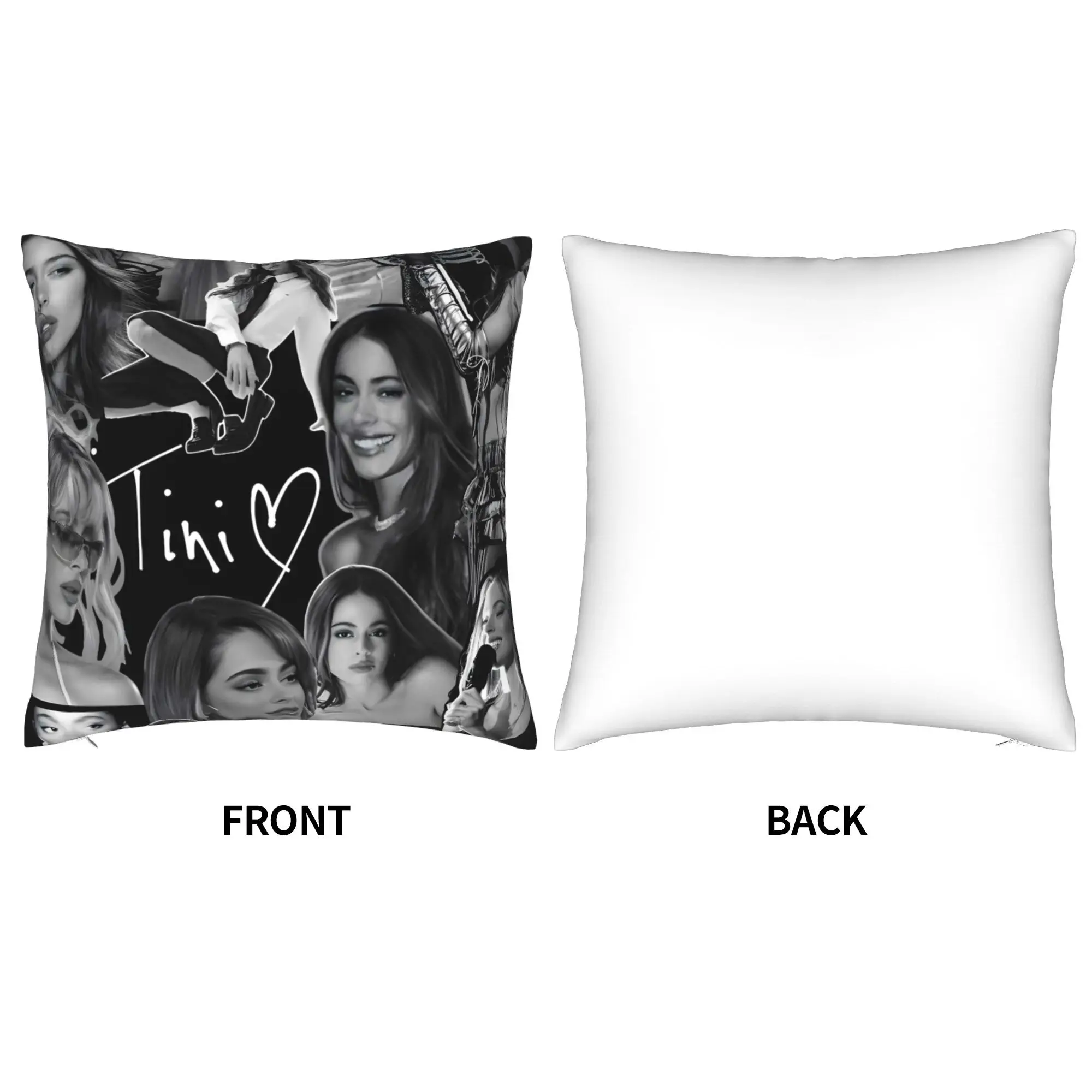 Customize Tini Stoessel Cozy Home Decor Single Sided Printed Pillowcase Brings Artful Charm to Sofa and Bedroom Spaces,