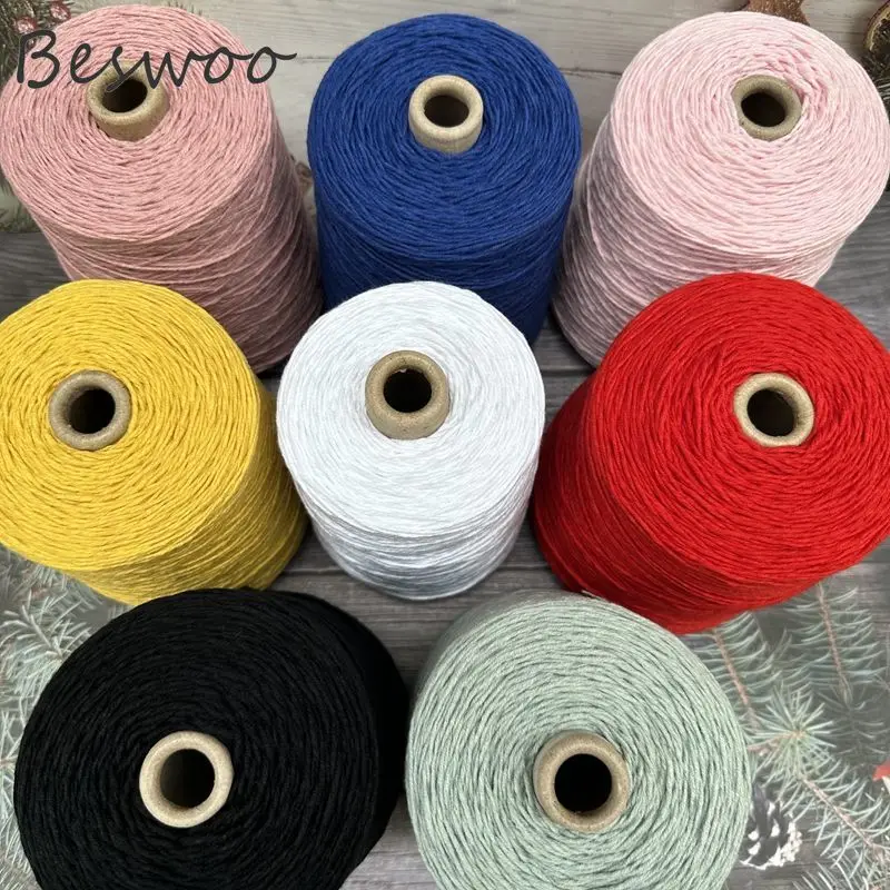 500g/Stück 5-fädiges Gekämmtes Milchbaumwollgarn DIY Handgewebtes Hautfreundliches Babygarn für Blumensträuße Schals Puppen Decken