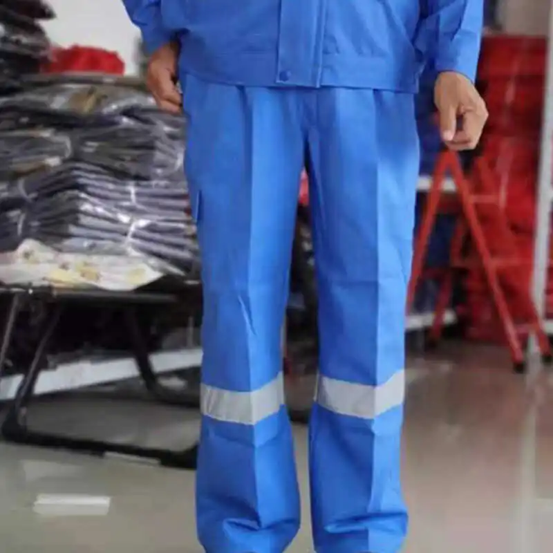 純綿作業服スーツ男性用ダウンip溶接耐熱耐摩耗性炭鉱下着用春秋用