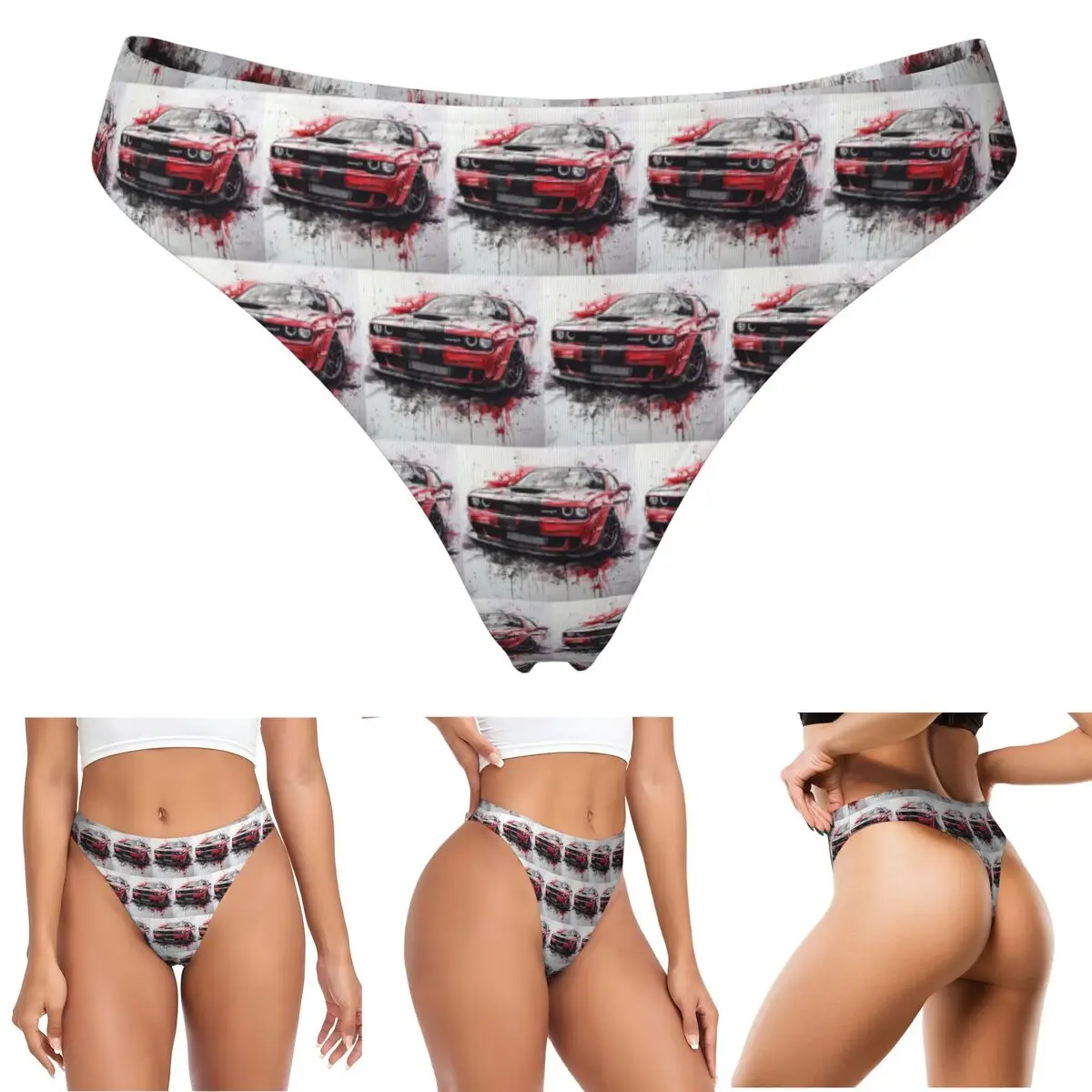 calcinhas-g-string-personalizadas-srt-hellcat-demon-dodge-challenger-respiraveis-confortaveis-e-elasticas-para-mulheres