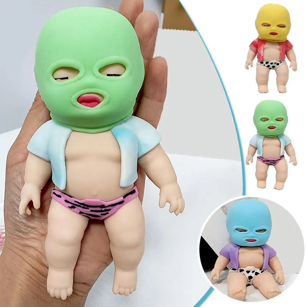 

14, игрушка-бандит в маске, Jumbo Tpr, снятие стресса, декомпрессия, сенсорная игрушка для детей и взрослых, тревога G5q5