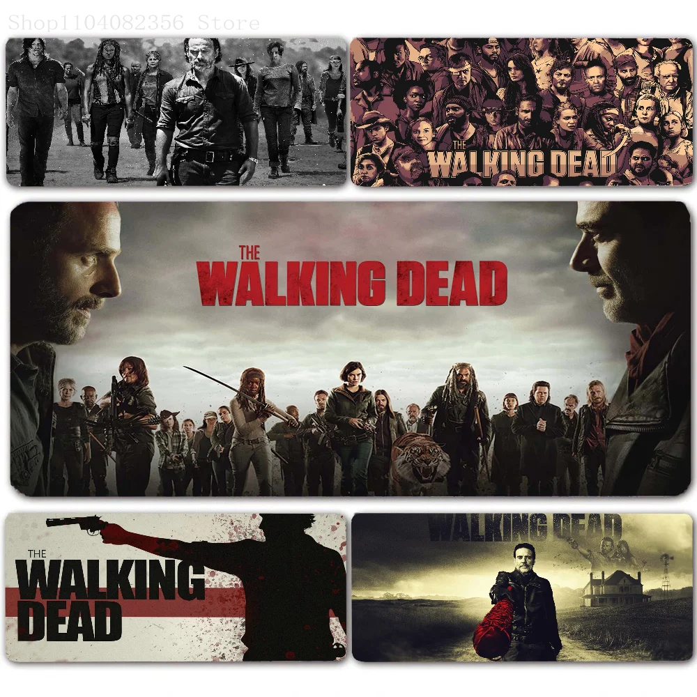 The Walking Dead Mousepad Non-slip Suitable For Office Computers Laptops E-sports Game Desk Mats XXL Keyboard