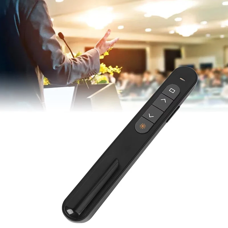 

Powerpoint Pen Wireless Presentation Clicker 2.4GHz USB Remote Control Pen For Office Teaching Projector PPT Presenter Slide Pen