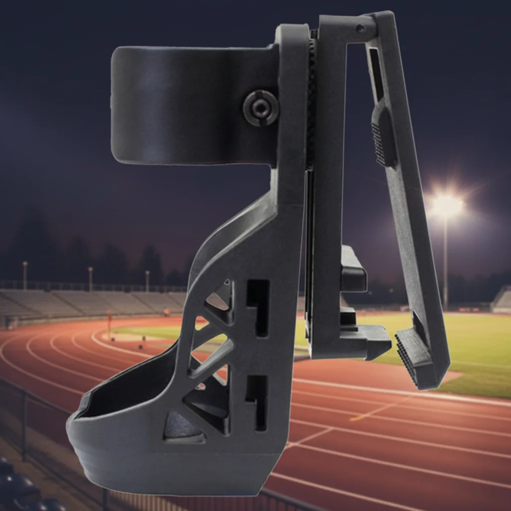 

360° Rotating Rotating Flashlight Holder with Lever Side Lock Lightweight Flashlight Cover Sturdy Unbreakable Security Patrol