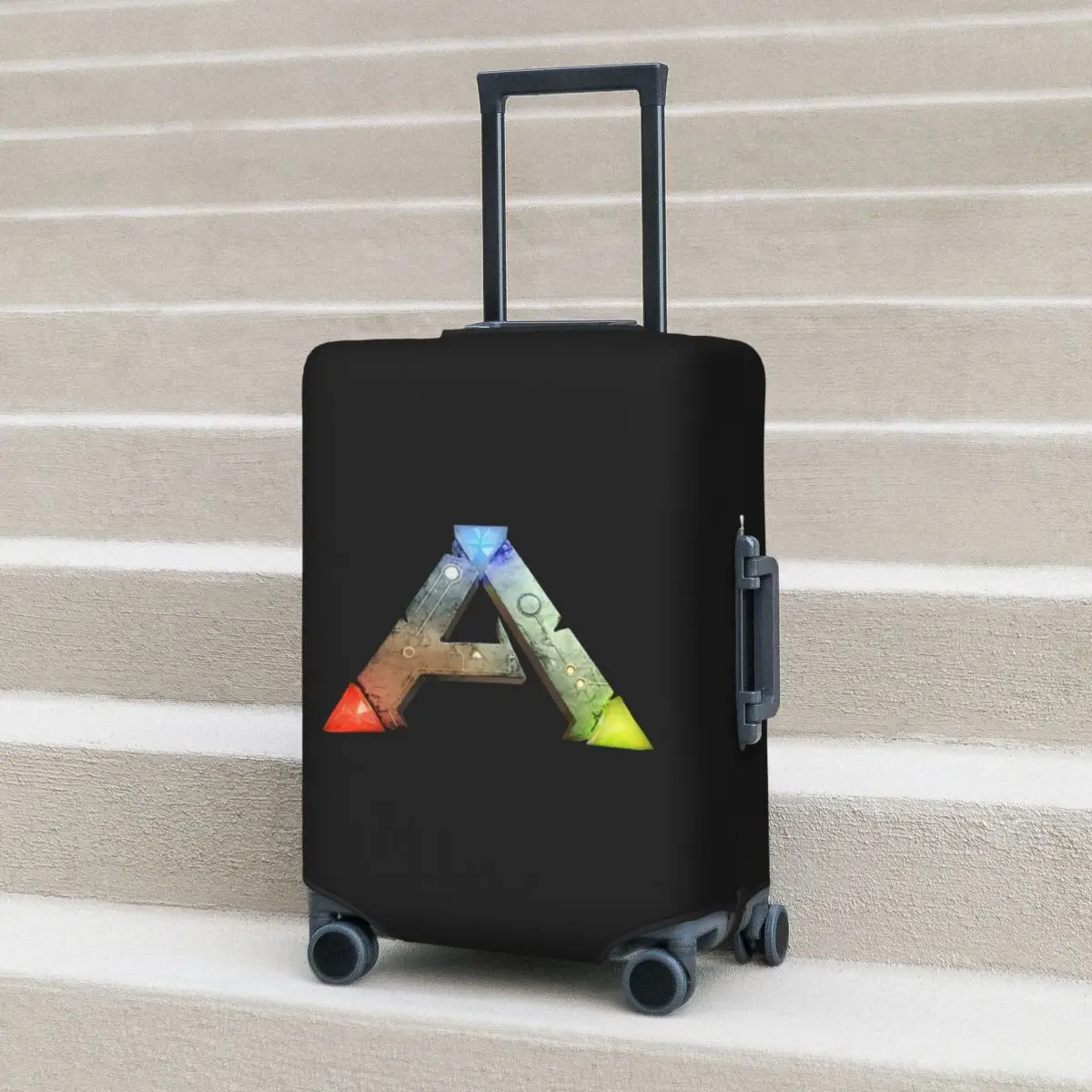

ARK Survival Evolved Logo Suitcase Cover Protection Elastic Travel Luggage Protector Covers for 18-32 Inch