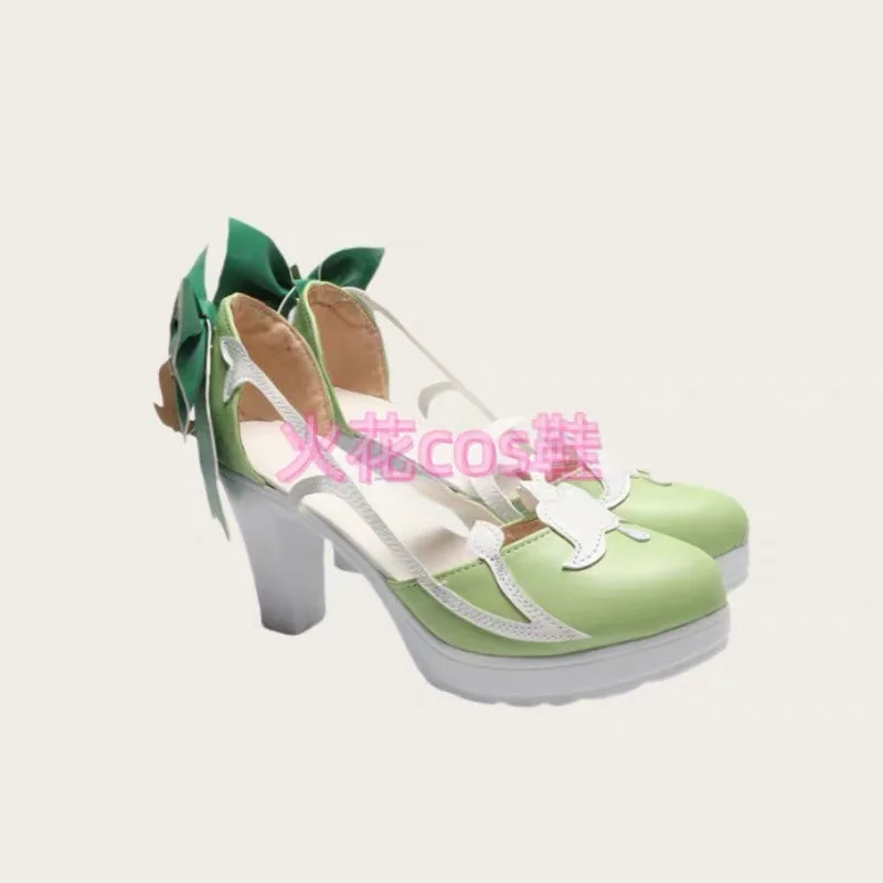 Genshin Impact Anime Cosplay Sapatos para Mulheres, Carnaval Halloween Trajes