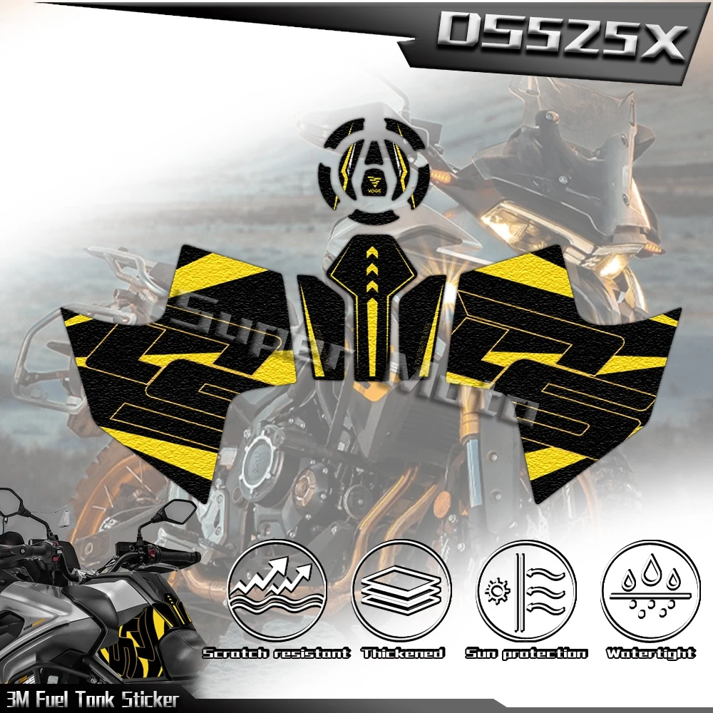 Motorcycle Tank Pad Sticker Fuel Gas Cover Protection Accessories Decal  Frosted Protection Accessories For VOGE DS525X