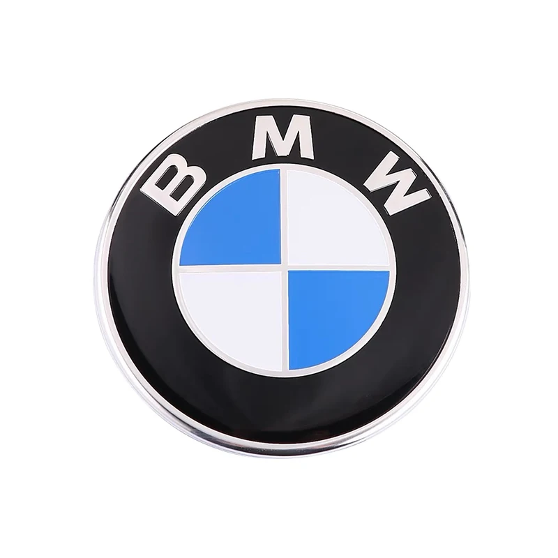 1pcs 82mm 74mm Car Emblem Badge Hood Front Rear Trunk Logo For Bmw E46 E39 E38 E90 E60 Z3 Z4 X3 X5 X6 Auto Accessories