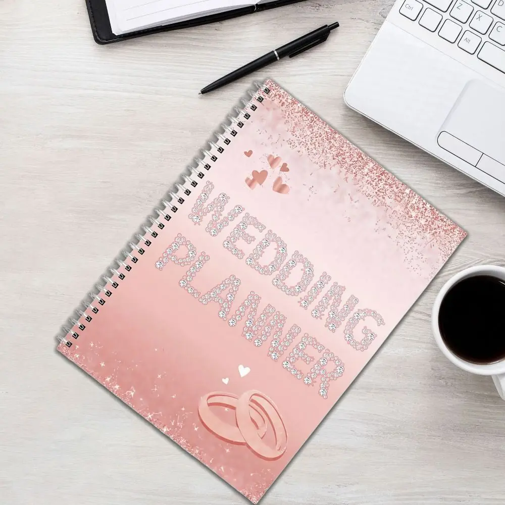 

Undated Wedding Planner Notebook Checklist Detailed Thick Paper Wedding Planning Book Creative Multifunction