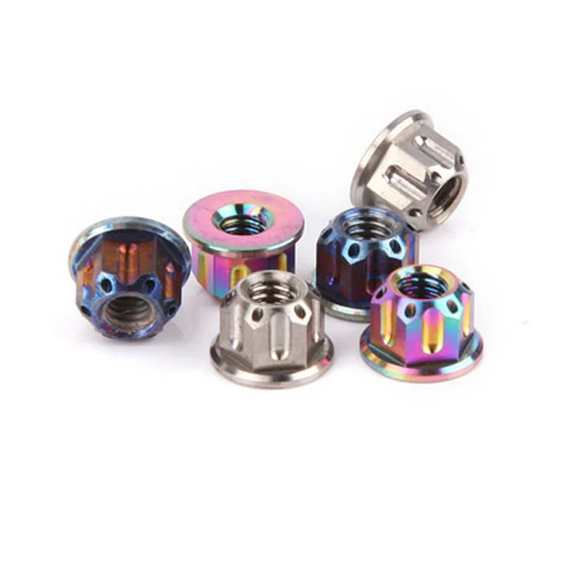 

Titanium Alloy M4 Nut Drift Wheel Hub Nut for 1/10 RC Crawler Car Traxxas TRX4 Defender Bronco AXIAL SCX10 RC4WD D90 Upgrade