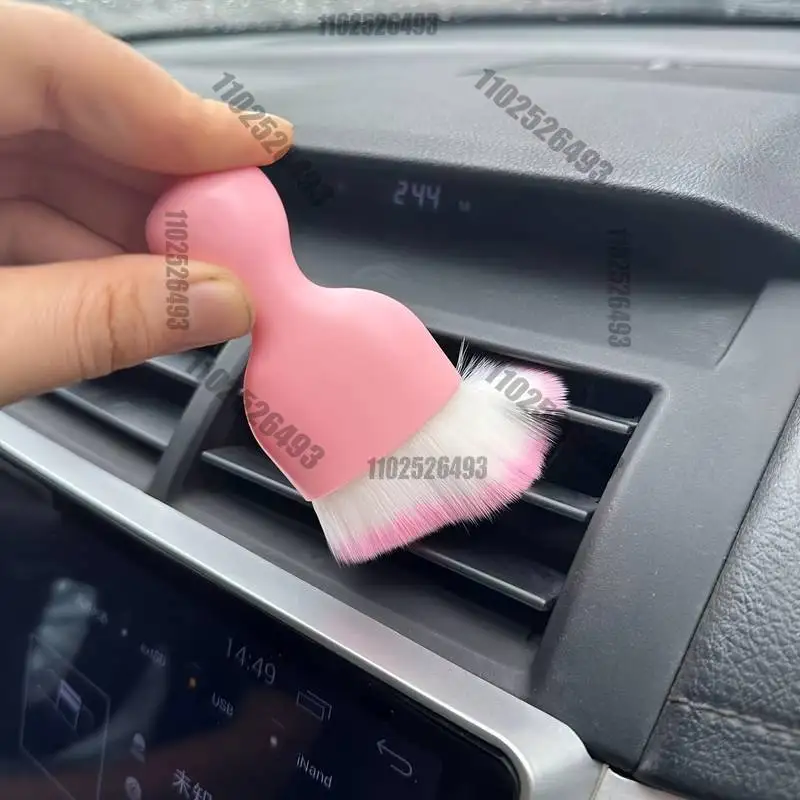 Car Interior Cleaning Soft Brush Dashboard Air Outlet Brushes Home Sweeping Tools Dust Detailing Office Clean Detailing Brush Ne