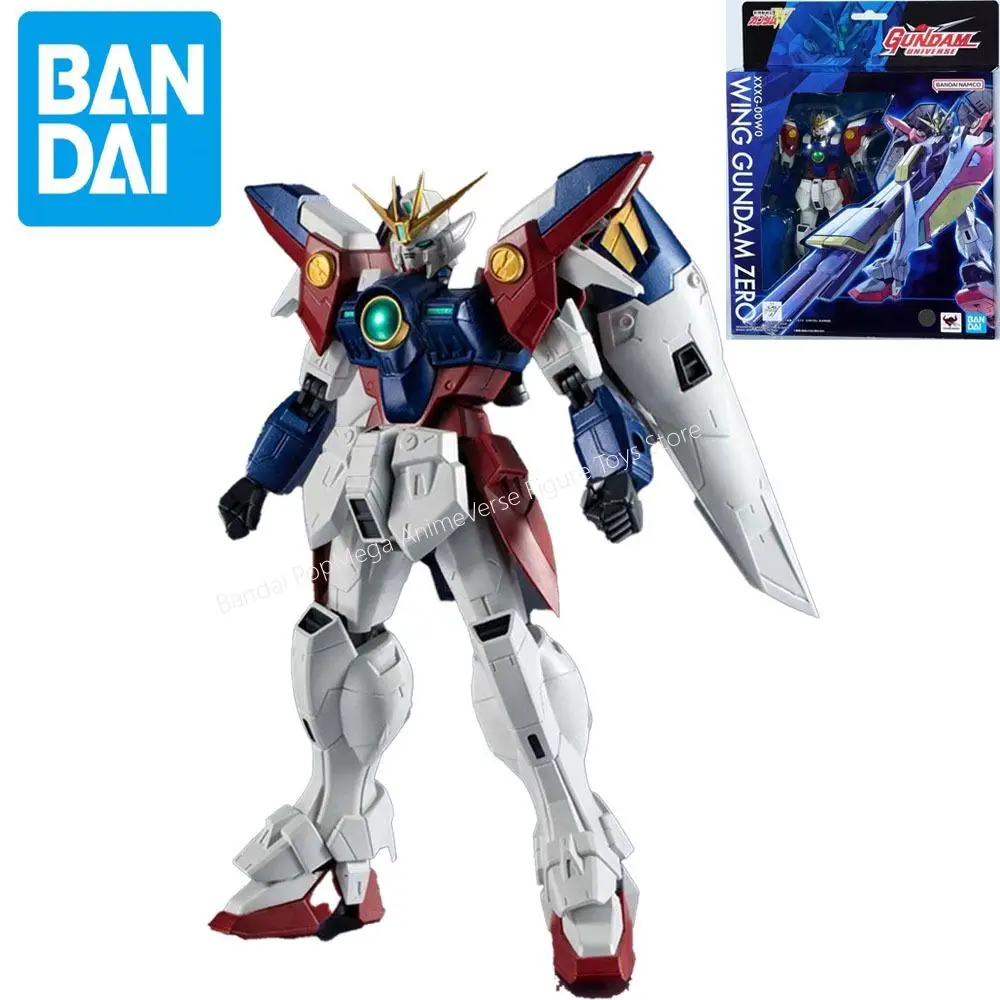 

Original Genuine Model BANDAI Gundam Universe Gundam Wing 16cm Xxxg-00w0 Wing Gundam Zero Action FigureAnime Figurine Collection