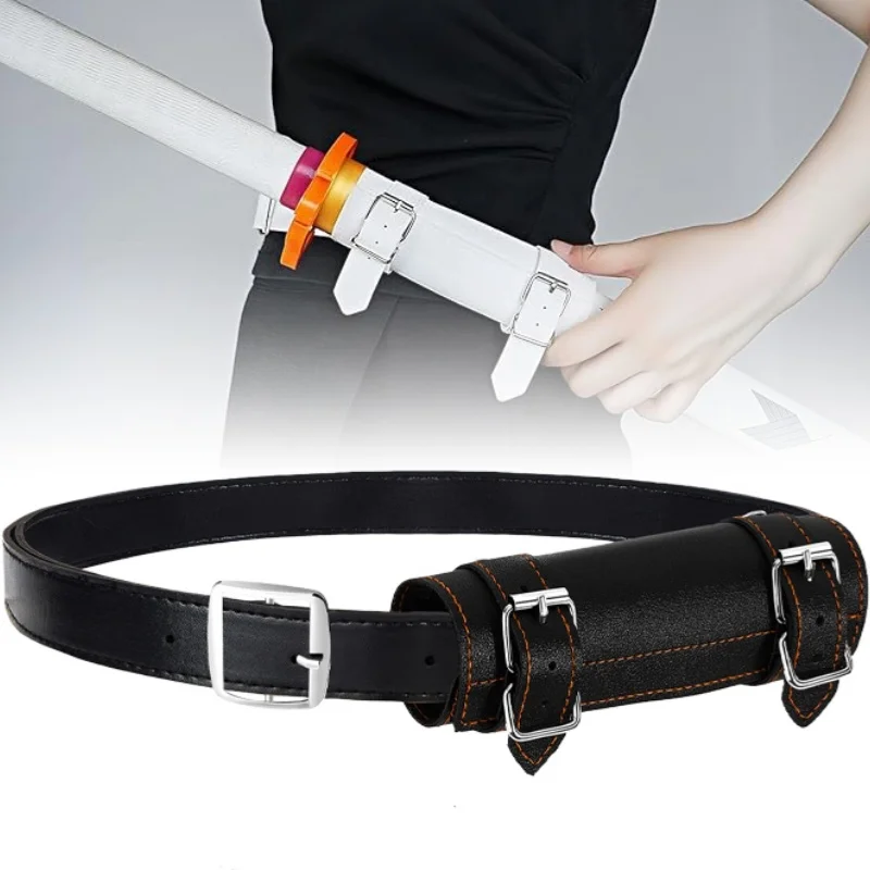 PU Leather Sword Belt Holster Katana Anime Cosplay Costume Original Samurai Sabre Waist Real Japanese Katana Scabbard Holder