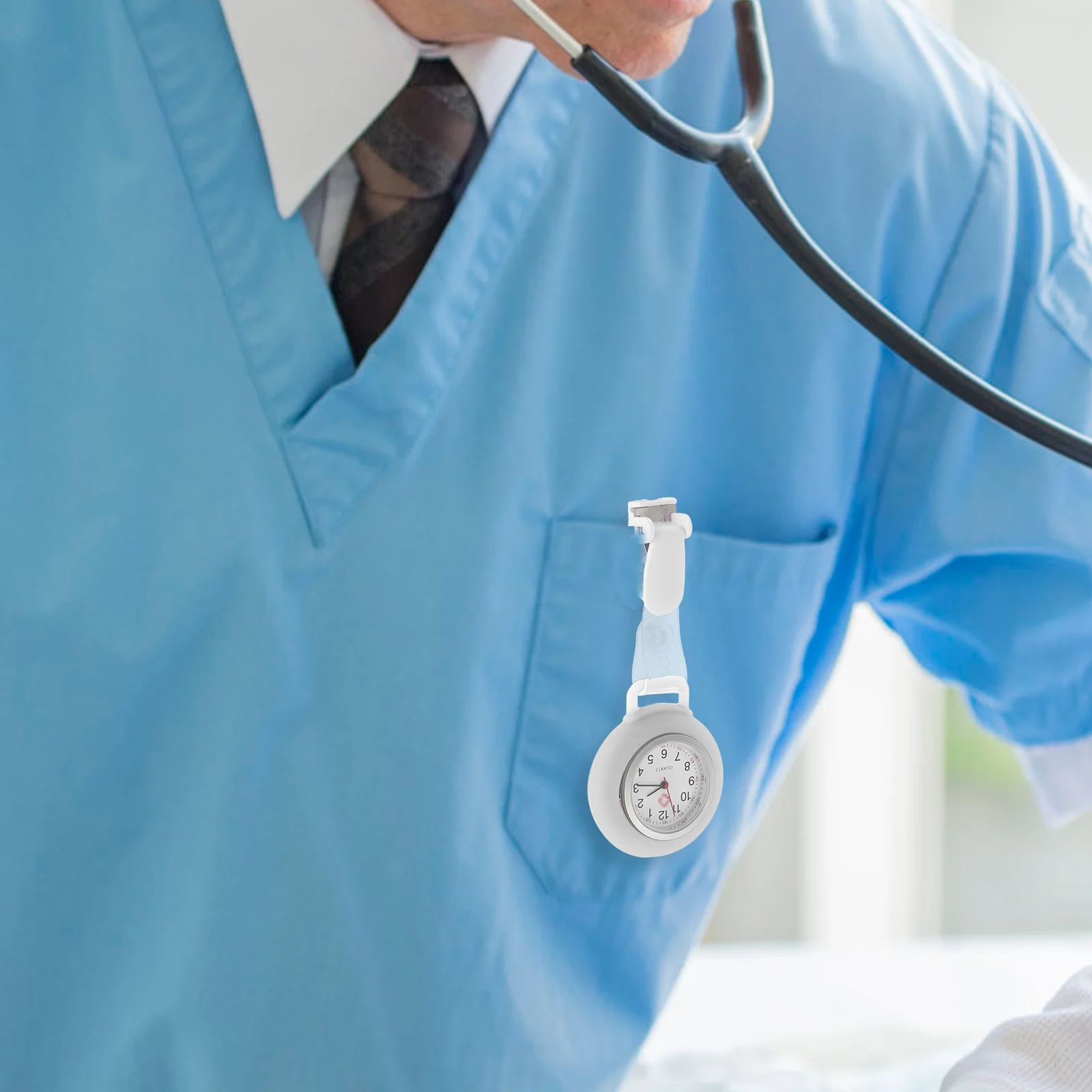 Breast Watch Clip Badge Clock Nurse Nursing Accessories for Nurses Watches Women Work Ladies