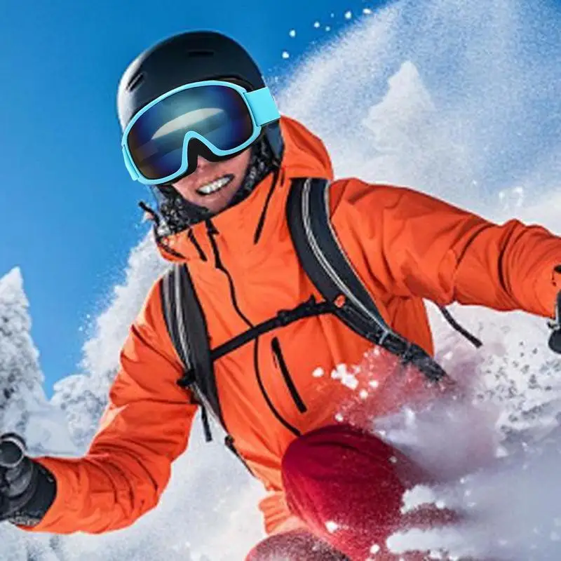 Gafas de esquí antiniebla, gafas de esquí antiniebla, gafas de nieve de doble capa, accesorios de esquí esféricos, gafas de Snowboard ajustables para