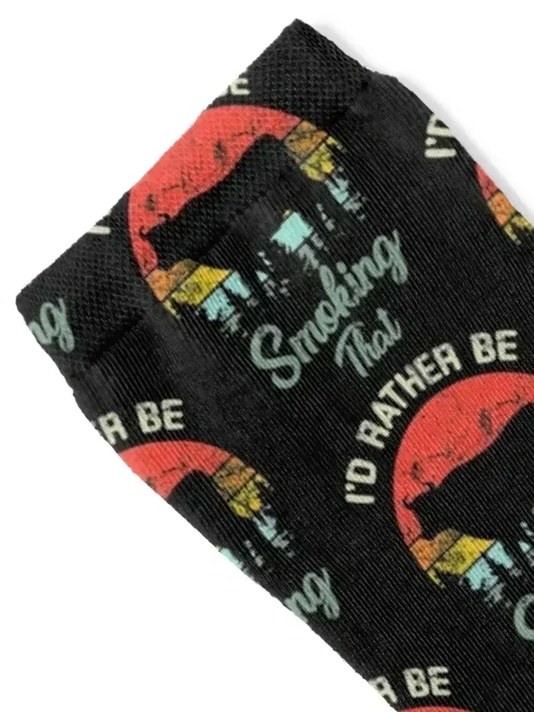 Id Rather be Smoking that BBQ Socks kawaii Soccer shoes Mens Socks Women's