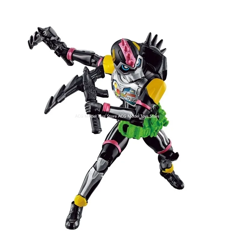 Original Bandai RIDER KICK'S FIGURE RKF Kamen Rider Lazer Turbo Bike Gamer Level 0 Action Figure Toys Collection Model Gift