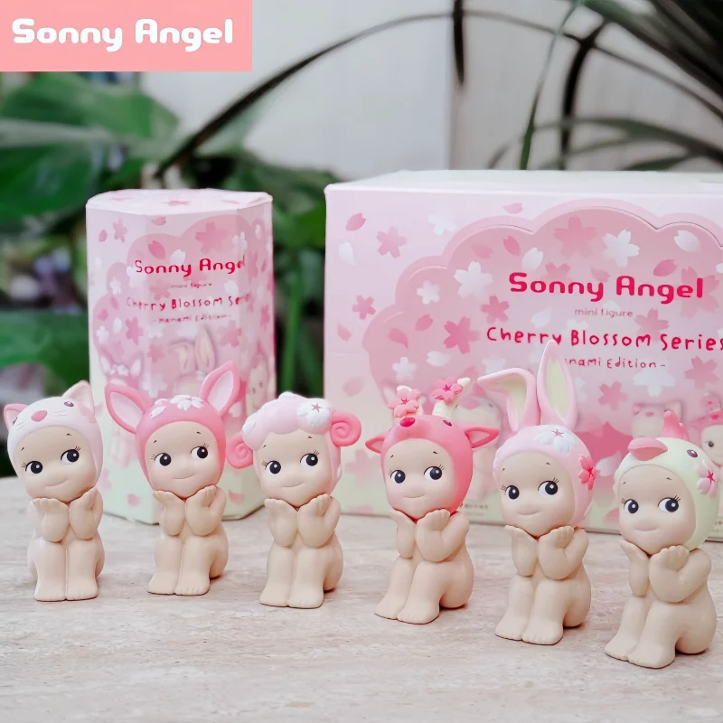 

2025 New Sonny Angel Cherry Blossom Series Blind Box Toy Hanami Edition Collectible Mini Figure Desktop Decor Kids Birthday Gift