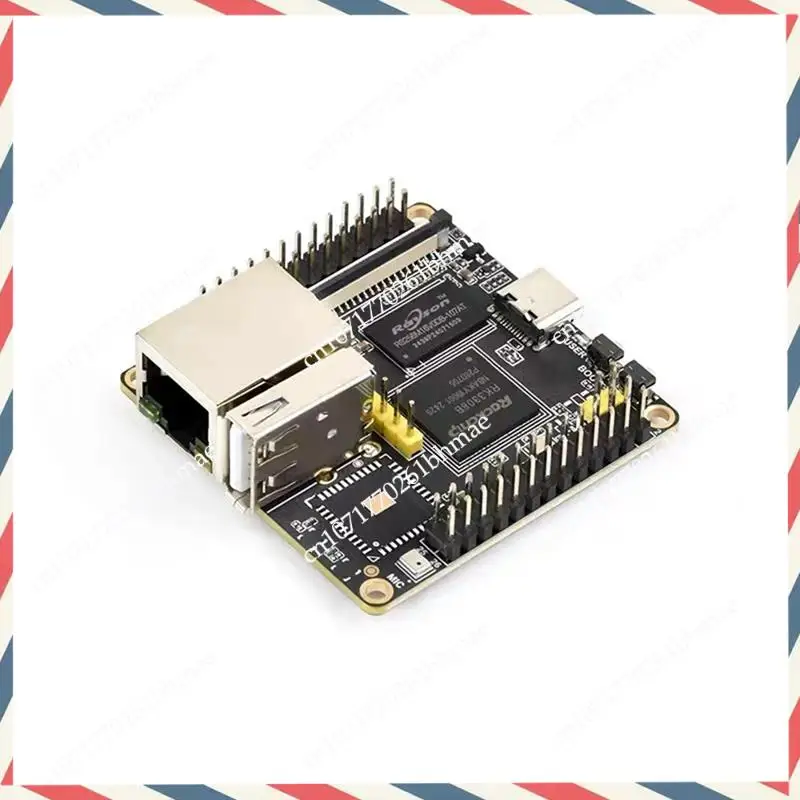 

-A21Z для Luckfox Nova, макетная плата RK3308B с модулем POE, встроенный EMMC-8GB, 512 МБ, DDR3, кодек, аудиодекодер, модуль VAD