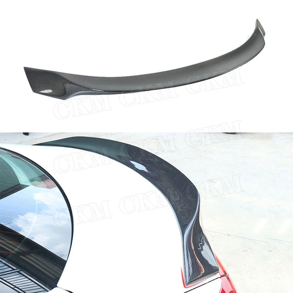 

Carbon Fiber Rear Boot Spoiler Wings for Maserati Ghibli Q4 2014 2015 2016 2017 Car Racing Trunk Trim Sticker Spoiler