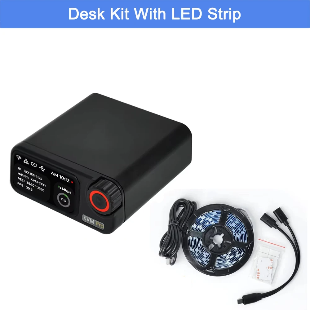 Sipeed NanoKVM-Pro ATX/デスクトップ 4K IP-KVM GbE WiFi6 PoE ミニ