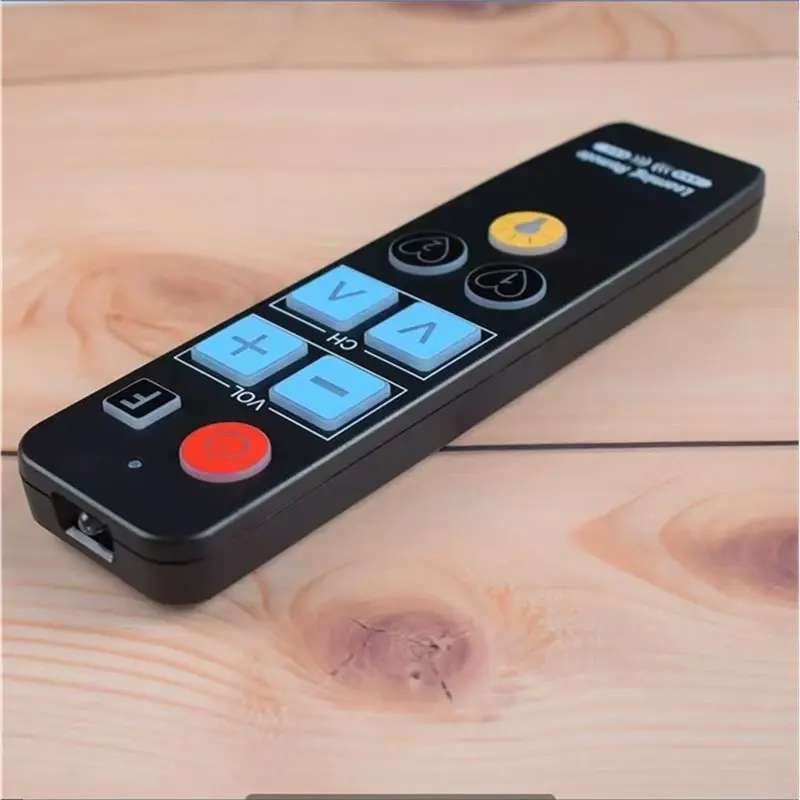 B86B Universal Big Button TV Remote for Seniors, Backlit Learning Remote with Auto Search for Elderly, Easy to Use