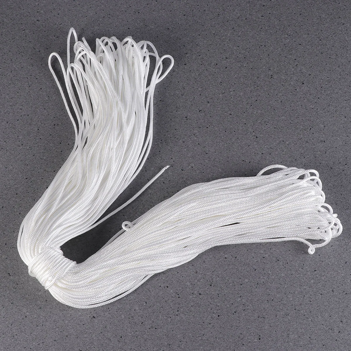 

50m Nylon Braided Rope High Strength Uv Resistant Tent Binding Clothesline DIY Craft Lightweight Rope White Clothesline