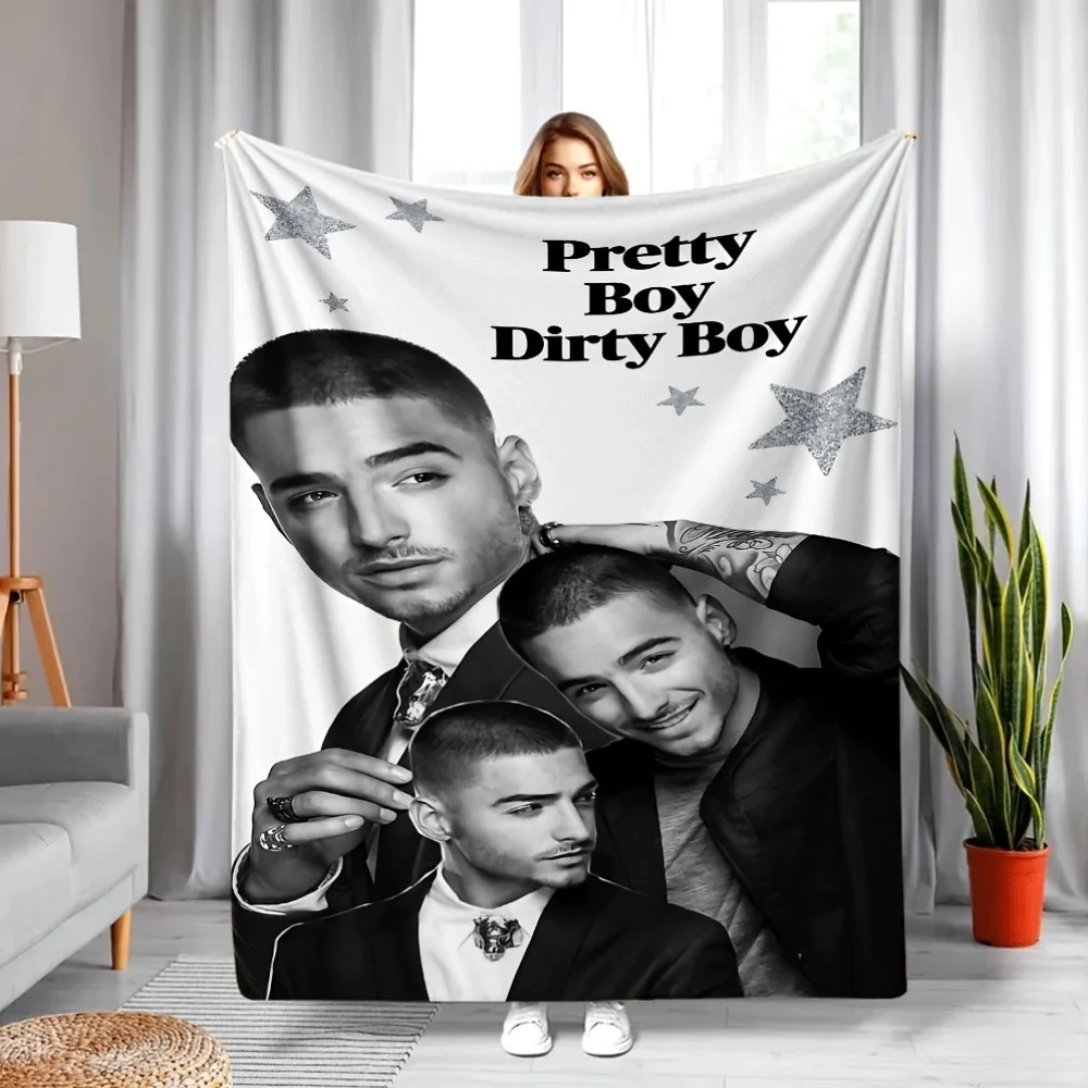Customize 1pc Maluma Album Flannel Blankets Multifunctional Blanket Is Super Practical, a Must-Have for Lunch Break Air-Conditio
