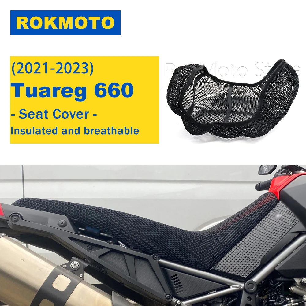 For Aprilia Tuareg 660 Tuareg660 2021-2023 Motorcycle Protecting Cushion Seat Cover Breathable Comfortable 3D Mesh Seat Cover