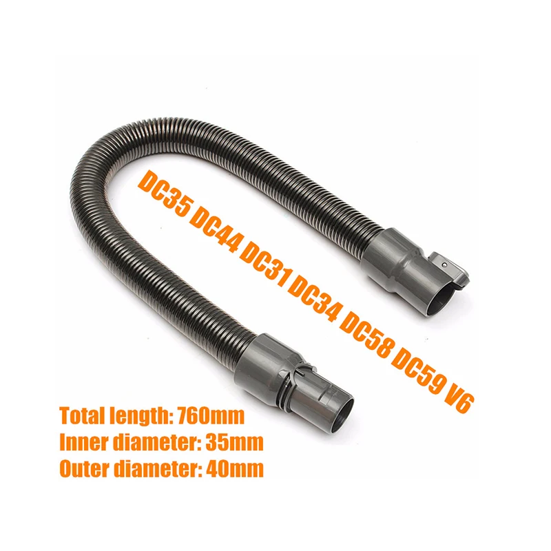 New High Quality Extension Pipe Hose Soft Tube for Dyson Vacuum DC34 DC44 DC58 DC59 V6 Replacement Parts Accessories