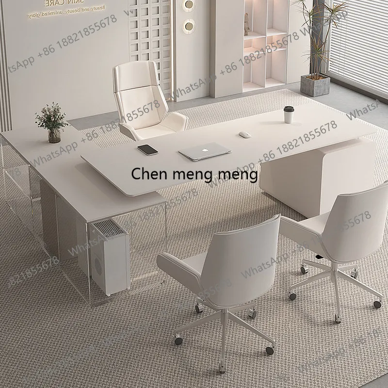 Simple and Modern sintered stone Computer desk room offices office desks and workstations Room desks l shaped desk