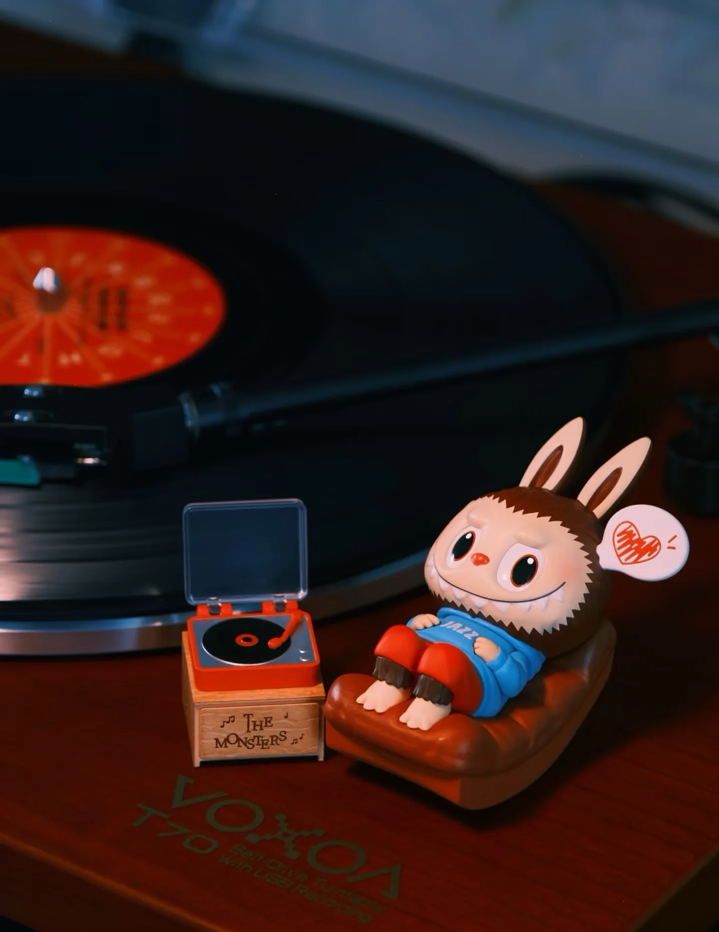 

POPMART LABUBU Monsters Jazz Series Anime Figure - Cute Blind Box Mystery Toy Doll for Desktop Decoration Collectible