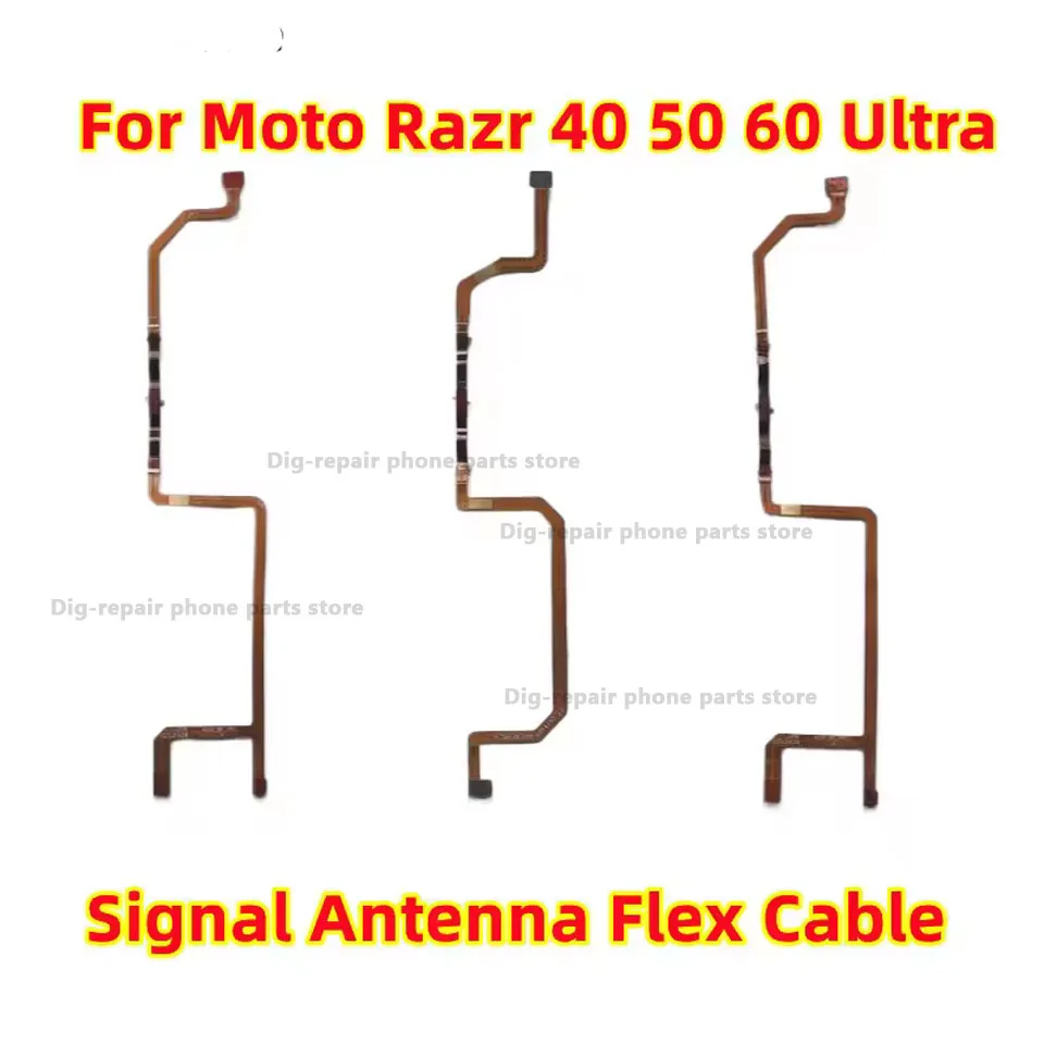 Tested Oem For Motorola Razr 40 50 60 Ultra 5G MOTO Signal WIFI Antenna Connector Main Board Flex Cable Repair Spare Parts
