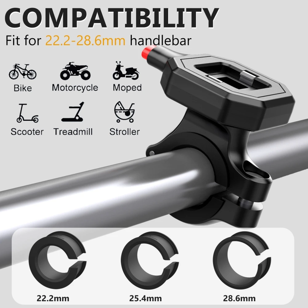 Adjustable Phone Holder Bike Universal Phone Stand Phone Navigation Stand For iPhone Xiaomi Samsung Huawei Smartphone Accessorie image 6
