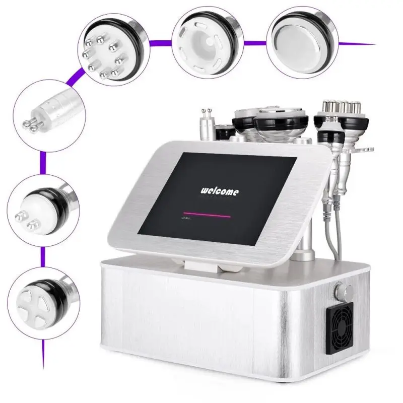 

6 in 1 V-Shape 40K Cavitation Fat Burning Machine RF Ultrasonic Cellulite Reduction Weight Loss Body Slimming Physio Device