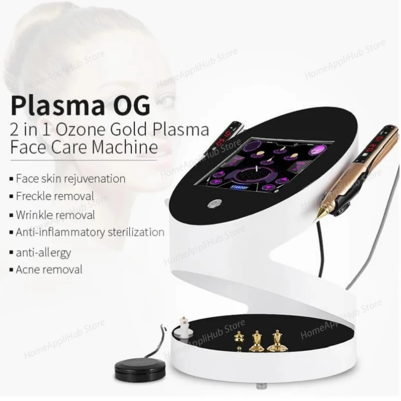 New Upgrade Professional Plasma Shower 2 in 1 Spots Mole Removal Ance Scars Eye Lift Cold Plasma Pen Beauty Machine plasma pen
