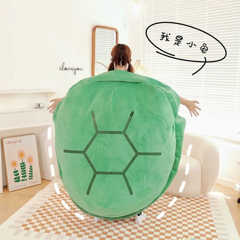 Peluche coquillage de tortue pour enfants, sac de couchage, oreiller, coussin, jouet, créatif, doux, drôle, offre spéciale, 100cm