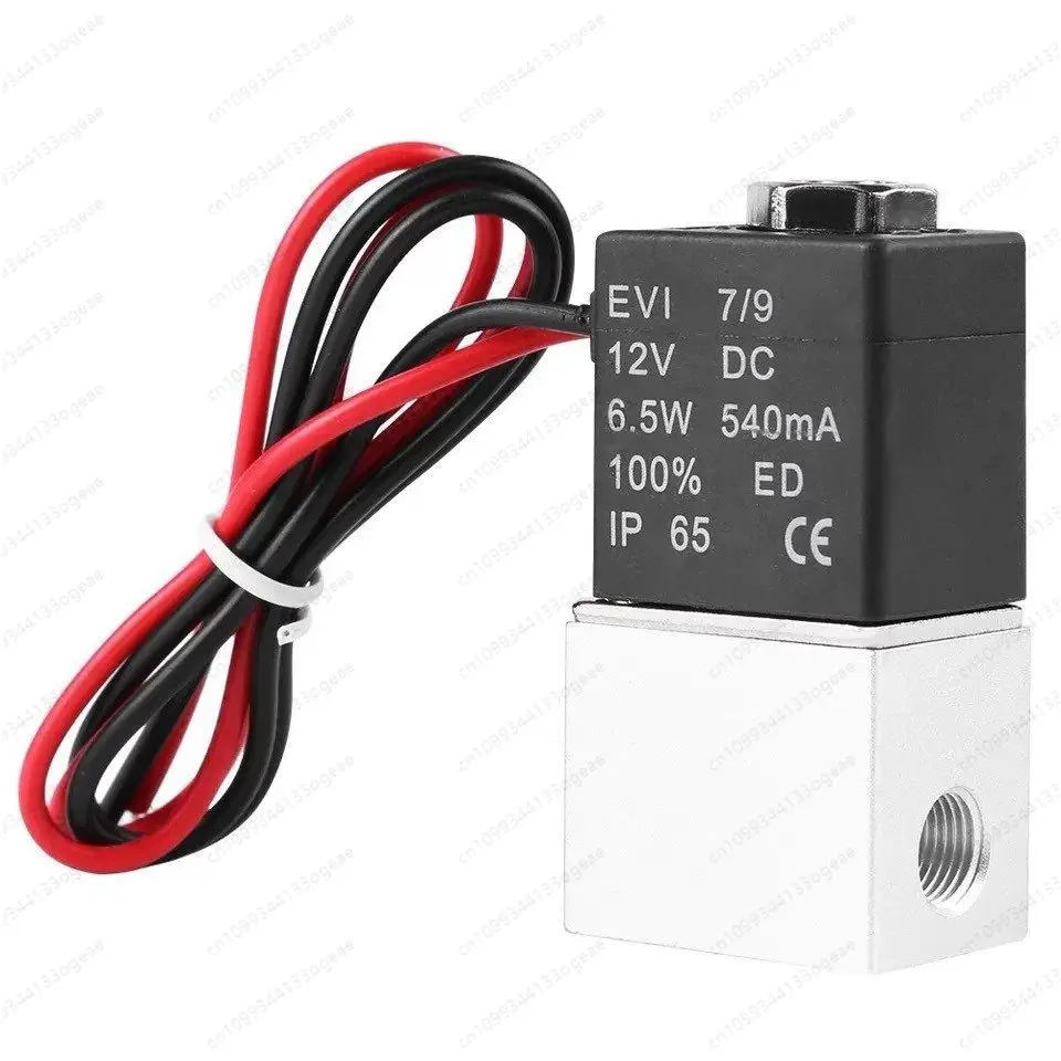 Normally closed 2V025-06/2V025-08 2-way solenoid valve 1/8, 1/4 aluminum alloy and 1/4 stainless steel