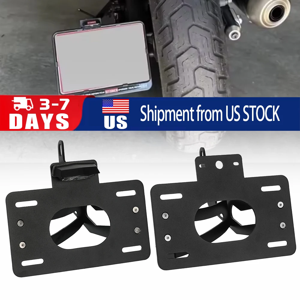 

Светодиодный светильник для номерного знака с боковым креплением мотоцикла для YAMAHA XV535 XV 1100 Virago 535, держатель регистрационного номера, кронштейн, задний фонарь